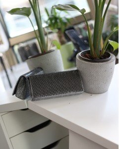 Kadın Platin Taş Kapak Detaylı Zincirli Abiye Omuz Çantası 