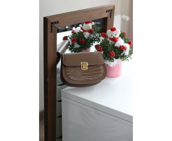 Kadın Vizon Ayarlanabilir Askılı Omuz Çantası