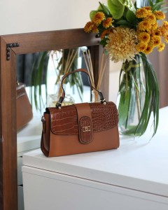 Kadın Taba Askılı El Omuz Çantası 