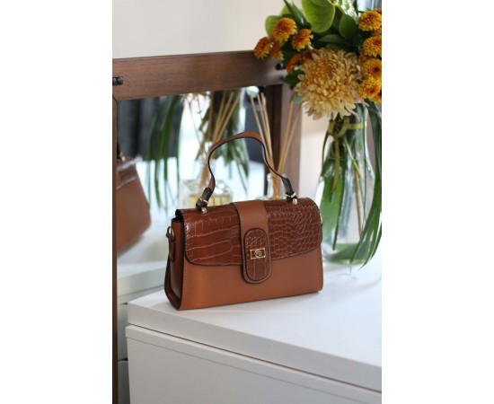 Kadın Taba Askılı El Omuz Çantası 