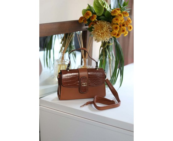 Kadın Taba Askılı El Omuz Çantası 