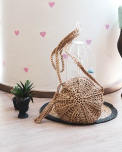 Camel Oval Püskül Detaylı Hasır Çanta Camel Oval Püskül Detaylı Hasır Çanta