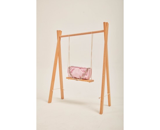 Pudra Silver Zincir Detaylı Askılı Çanta 