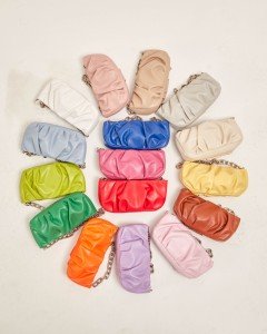 Pembe Silver Zincir Detaylı Askılı Çanta 