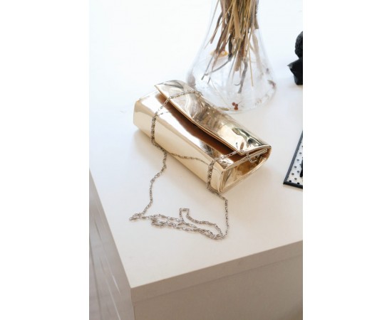 Dore Rugan Dikdörtgen Form Abiye Çanta