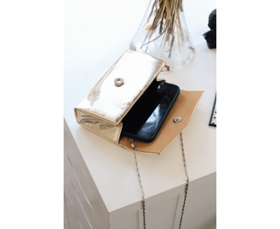 Dore Rugan Dikdörtgen Form Abiye Çanta