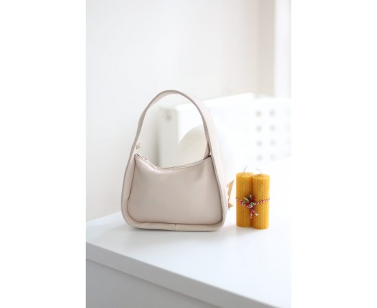 Krem Askı Detay Omuz Çantası Krem Askı Detay Omuz Çantası
