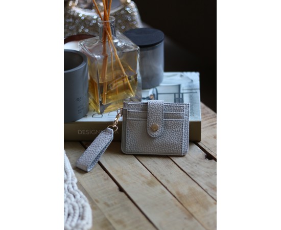 Kadın Gri Mini Maskot Kartlık