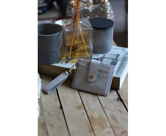 Kadın Gri Mini Maskot Kartlık