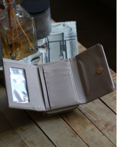 Kadın Vizon Kartlık Detaylı Mini Cüzdan