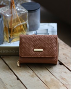 Kadın Taba Kartlık Detaylı Mini Cüzdan