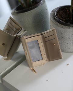 Vizon Fermuar ve Kartlık Detaylı Mini Cüzdan