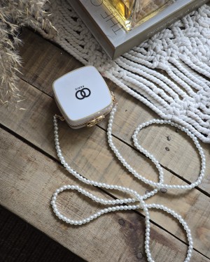 İnci Aksesuar Beyaz Mini Charm Çanta Aksesuarı