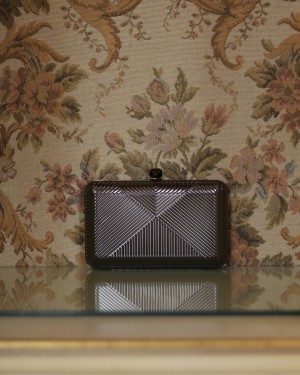  Kadın Platin Metal Zincir Askılı Abiye Çanta