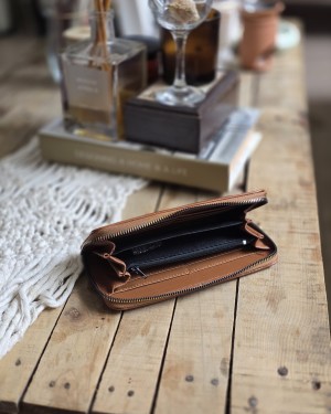 Taba Dokulu Slim Kartlık Detaylı Cüzdan