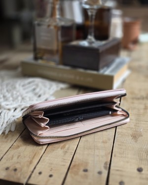 Pudra Dokulu Slim Kartlık Detaylı Cüzdan