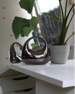 Kadın Platin Metalik Oval Tutmalı Mika Kalıp Abiye El Çantası