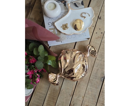 Kadın Rose Gold Candy Form Mika Abiye Çanta