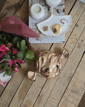 Kadın Rose Gold Candy Form Mika Abiye Çanta