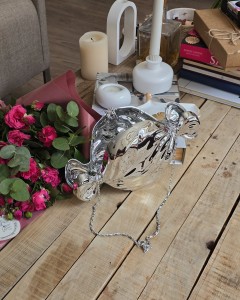 Kadın Silver Candy Form Mika Abiye Çanta