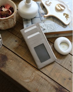 Kadın Vizon Gerçek Deri Fermuar Detaylı Kartlık