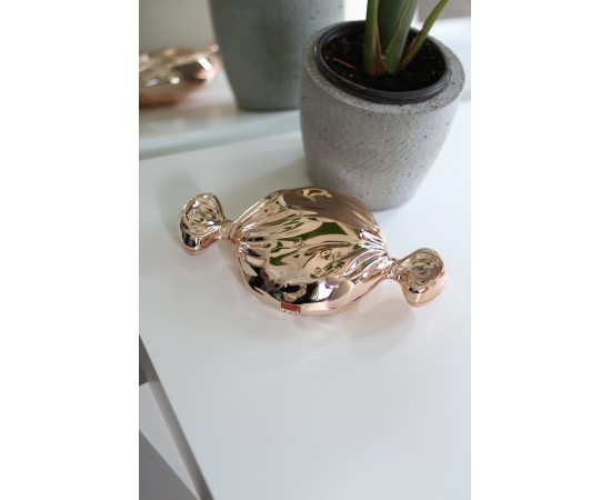 Rose Gold Mika Şeker Görünümlü Zincirli Omuz Çantası