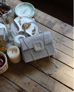 Silver Toka Detaylı Tutma Saplı Zincirli El Omuz Çantası