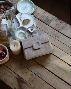 Gold Toka Detaylı Tutma Saplı Zincirli El Omuz Çantası