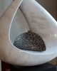Siyah Metal Desenli Zincirli Omuz Çantası