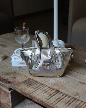 Gold Tutma Saplı Pouch El Çantası