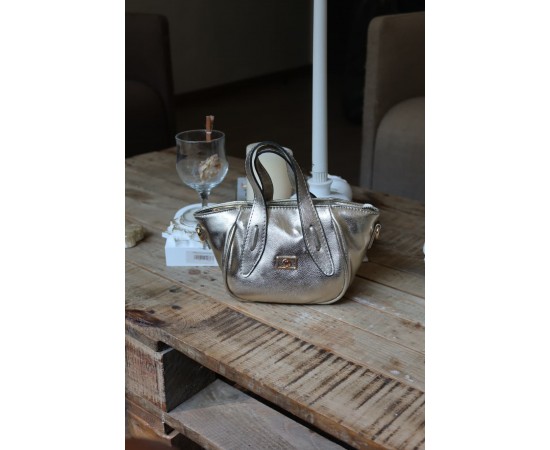 Gold Tutma Saplı Pouch El Çantası