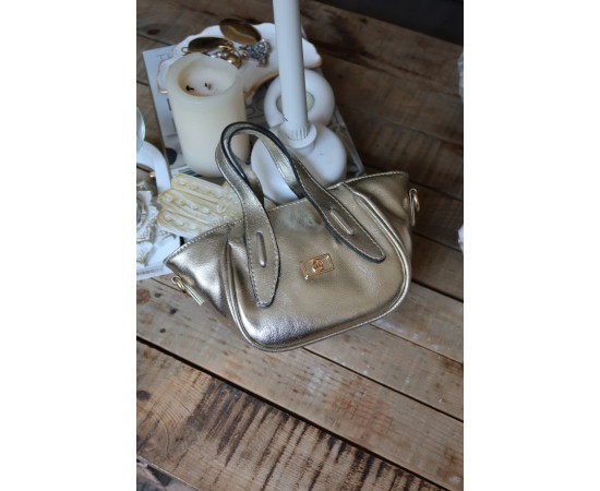 Gold Tutma Saplı Pouch El Çantası