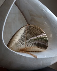 Dore Midye Mika Zincirli El Omuz Çantası