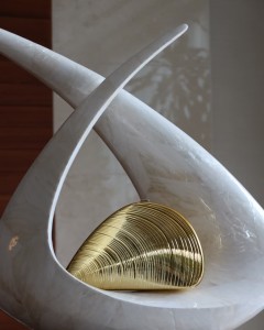 Gold Midye Mika Zincirli El Omuz Çantası