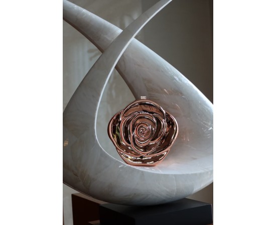 Rose Gold Gül Mika Zincirli El Omuz Çantası