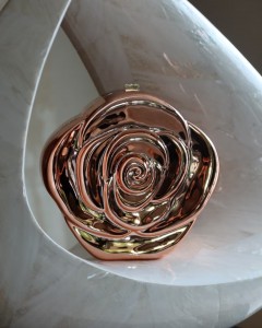  Rose Gold Gül Mika Zincirli El Omuz Çantası