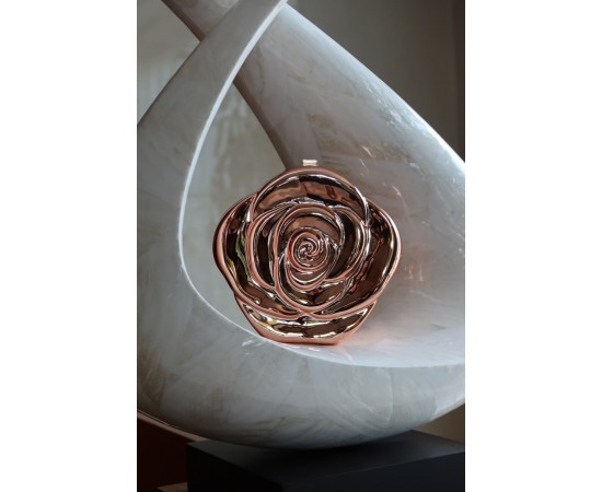  Rose Gold Gül Mika Zincirli El Omuz Çantası