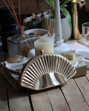  gold yelpaze kesim abiye el çantası 