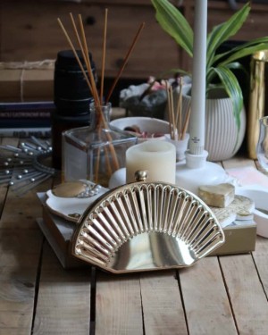  gold yelpaze kesim abiye el çantası 