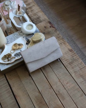 süet vizon mini kutu omuz çantası