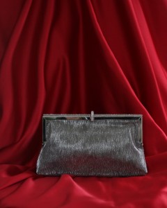 platin burgu dokulu kristal burslu abiye el çantası 