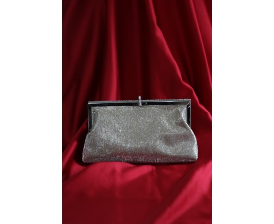 Gold burgu dokulu kristal burslu abiye el çantası