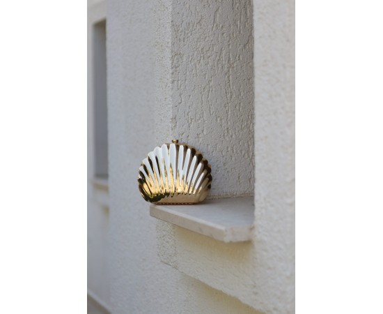 Kadın Gold İstiridye Formlu Zincir Detaylı Abiye Çanta Kadın Gold İstiridye Formlu Zincir Detaylı Abiye Çanta