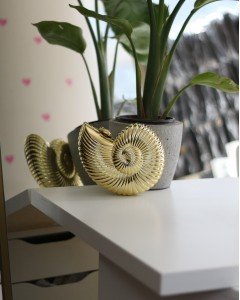 Kadın Gold Mika Deniz Kabuğu Desenli Abiye Çanta