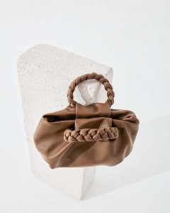 Vizon Örme Saplı Yumuşak Deri Omuz Çantası