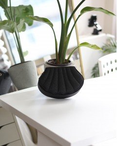 Siyah Simli İstiridye Kalıp Zincirli El Omuz Çantası