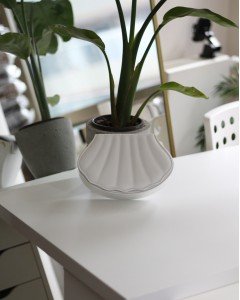 Kadın Beyaz İstiridye Kalıp Zincirli El Omuz Çantası